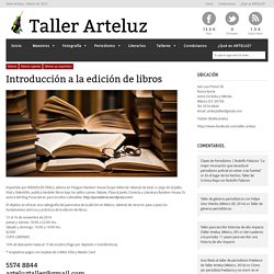 Introducción a la edición de libros