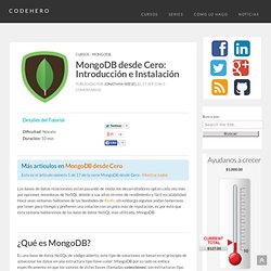 MongoDB desde Cero: Introducción e Instalación - CODEHERO