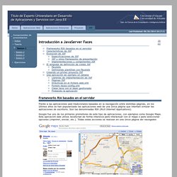 Introducción a JavaServer Faces