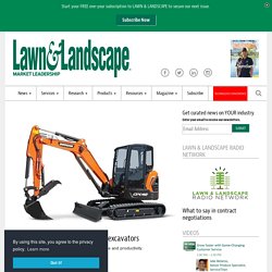 Doosan introduces updated mini excavators - Lawn & Landscape