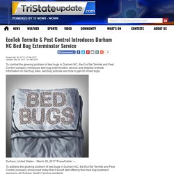 EcoTek Termite & Pest Control Introduces Durham NC Bed Bug Exterminator Service - WOWK 13 Charleston, Huntington WV News, Weather, Sports