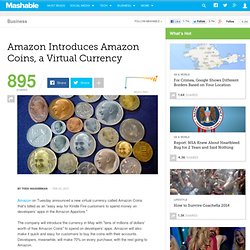 Amazon Introduces Amazon Coins, a Virtual Currency