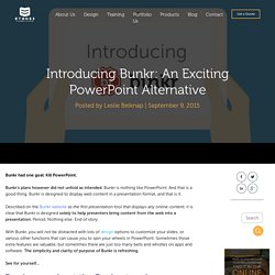 Introducing Bunkr: An Exciting PowerPoint Alternative