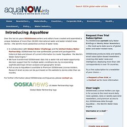 Introducing AquaNow