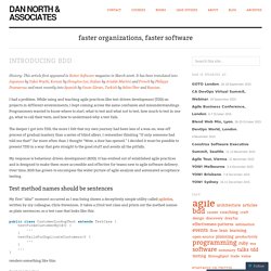 Introducing BDD « DanNorth.net