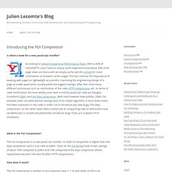 Julien Lecomte’s Blog » Introducing the YUI Compressor