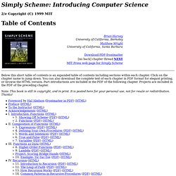 Simply Scheme: Introducing Computer Science