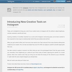 Introducing New Creative Tools on Instagram