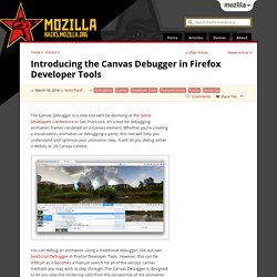 Introducing the Canvas Debugger in Firefox Developer Tools