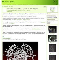 Introducing 'Exoskeleton' - A wireframe thickening tool