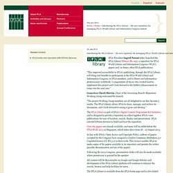 Introducing the IFLA Library – the new repository for managing IFLA’s World Library and Information Congress content