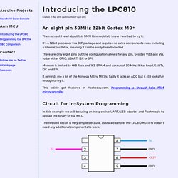 Programming the LPC810M021FN8
