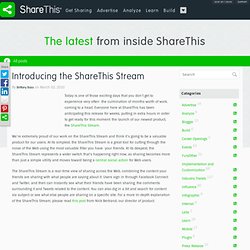 Introducing the ShareThis Stream