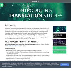 Introducing translation Studies 4ed