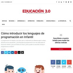 Introducir programación en Infantil