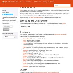 Introduction — QGIS Tutorials and Tips