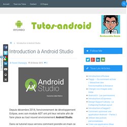 Introduction à Android Studio