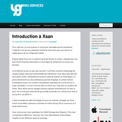 Introduction à Xsan