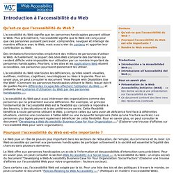 Introduction à l'accessibilité du Web