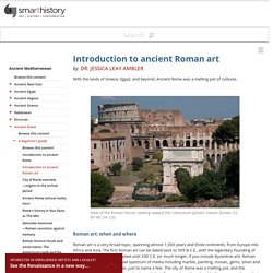 Introduction to ancient Roman art
