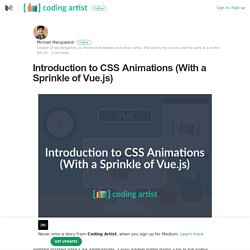 Introduction to CSS Animations (With a Sprinkle of Vue.js)