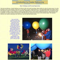 An Introduction to Cluster Ballooning