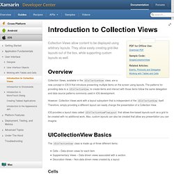 Introduction to Collection Views
