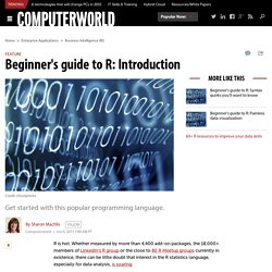 Beginner's guide to R: Introduction