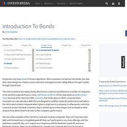 Introduction To Bonds - Complete Guide To Corporate Finance