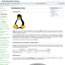 Introduction Linux [CoursInfoRevest]