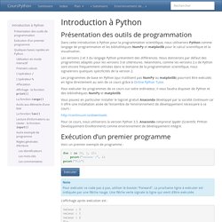 Introduction à Python — CoursPython