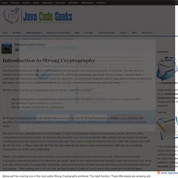 Introduction to Strong Cryptography
