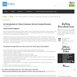 An Introduction to Yahoo Customer Service Contact Number