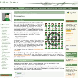 Python Tutorial: Easy Introduction into Decorators and Decoration