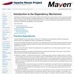 Introduction to the Dependency Mechanism