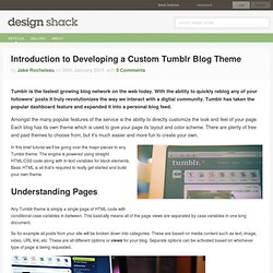 Introduction to Developing a Custom Tumblr Blog Theme