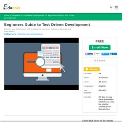 Introduction to Test Driven Development from Scratch