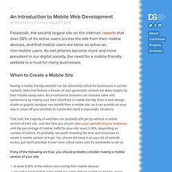 An Introduction to Mobile Web Development