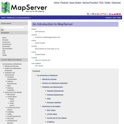 An Introduction to MapServer — MapServer 7.2.2 documentation