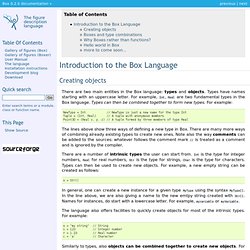 Introduction to the Box Language — Box 0.2.0 documentation