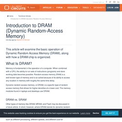 Introduction to DRAM (Dynamic Random-Access Memory)