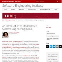 An Introduction to Model-Based Systems Engineering (MBSE)