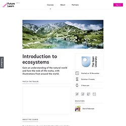 Introduction to ecosystems — The Open University