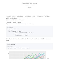 Intro to gghighlight: Highlight ggplot's Lines and Points with Predicates