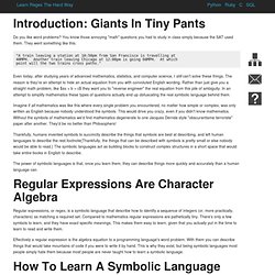 Introduction: Giants In Tiny Pants