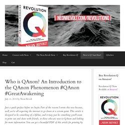 Who is QAnon? An Introduction to the QAnon Phenomenon #QAnon #GreatAwakening – Neon Revolt