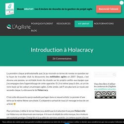 Introduction à Holacracy - L'Agiliste