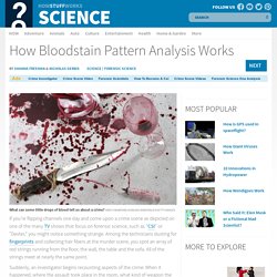 How Bloodstain Pattern Analysis Works