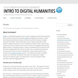 Introduction to Digital Humanities
