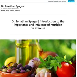 Introduction to the importance and influence of nutrition on exercise